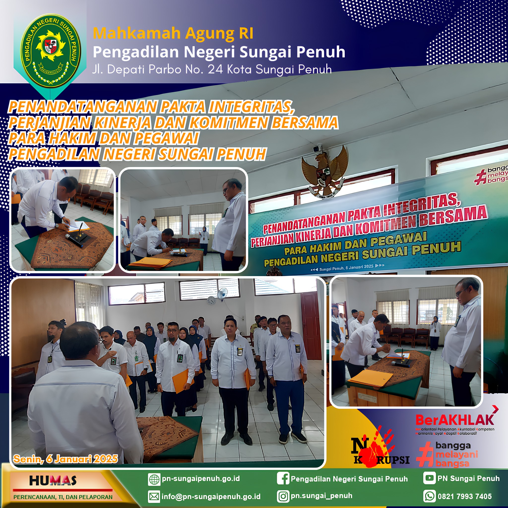 Penandatanganan Pakta Integritas Tahun 2025